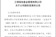 儋州瑞银接棒工银瑞信基金20%股权 积极布局中国市场